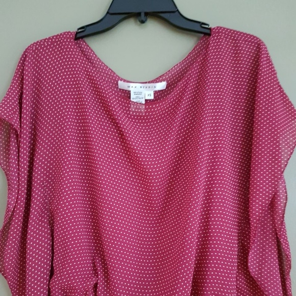 Max studio polka dot dress size XS - Picture 3 of 5